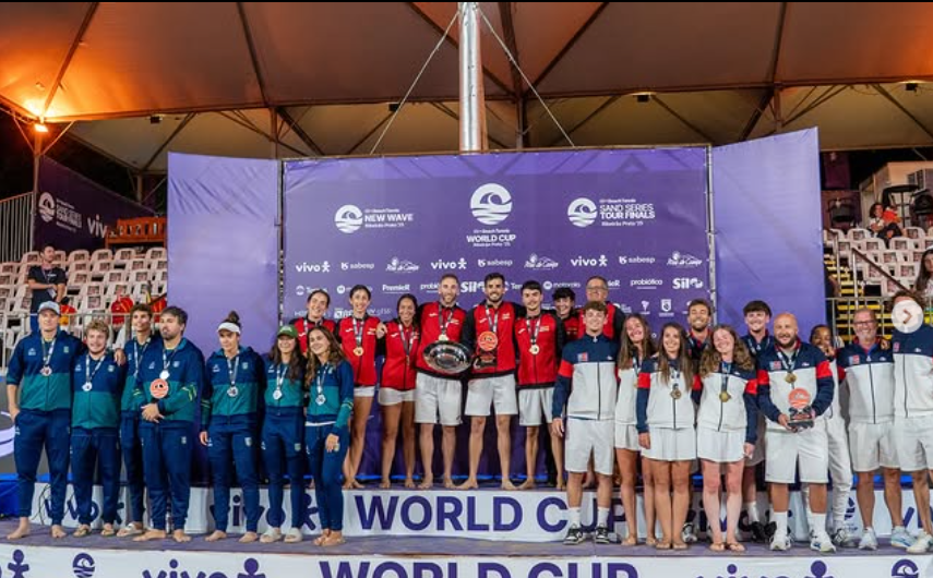 Espanha conquista título inédito da Copa do Mundo de Beach Tennis 2025